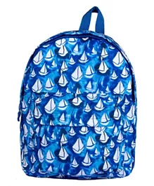 Anemoss Sailboat Backpack Blue - 15 Inch