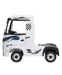 Babyhug Mercedes-Benz Actros Licensed Battery Operated Ride On Truck with Remote Control - White