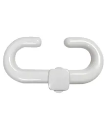 Mini Melody Slider Door Lock - White