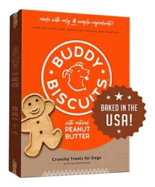Buddy Biscuits Crunchy Treats With Peanut Butter For Dogs - 16oz.