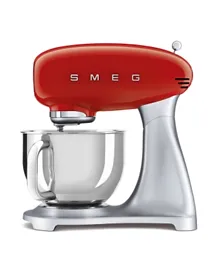 Smeg 50’s Retro Style Stand Mixer with 10 Variable Speeds 4.8L 800W SMF02PBUK - Red