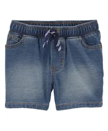 Carter's Pull-On Denim Shorts - Navy