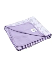 Kaarpas Premium Organic Cotton Muslin 3 Layered Quilt Baby Blanket With Charming Patterns of Circles - Large