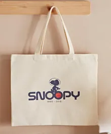 HomeBox Snoopy Peanut Cotton Canvas Shopping Bag