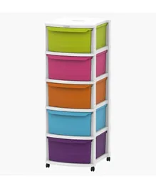 HomeBox Kevin 5-Drawer Storage Cabinet