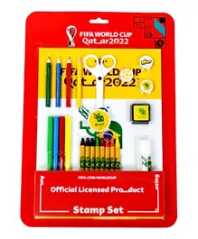 FIFA 2022 Country Stamp & Colour Set - Brazil