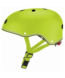 Globber Helmet Primo Lights Lime Green - XS & S