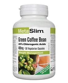 WEBBER NATURALS  Metaslim Green Coffee Bean - 90 Capsules