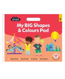 Junior Explorers My Big Shapes & Colors Pad - English
