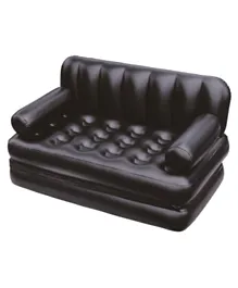 Bestway 5 In 1 Double Inflatable Sofa with Electric Pump - Black