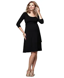 Mums & Bumps Tiffany Rose Naomi Maternity & Nursing Dress - Black