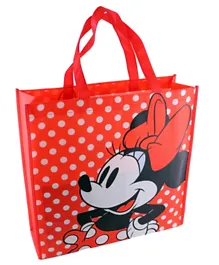 Disney Minnie Tote Reusable Foldable Shopping Bag - Red
