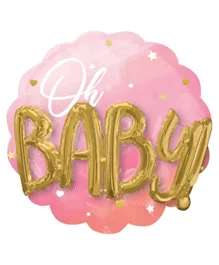 Party Centre Baby Girl Speciality Balloon - Pink