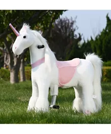 TobysToy Gidygo Ride-on Cycle Kids Operated Pony Riding Unicorn - Pink
