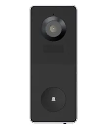 Arenti Outdoor Battery Powered Doorbell 2K Wi-fi Video X1 Wireless Chime - Black