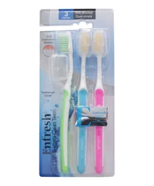 Enfresh Toothbrush with Covers - 3 Pc