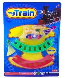 Artoy Wind Up Mini Train With Tracks On Blister Card - Multicolor
