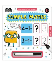 Simple Maths Answer & Reveal 3+ - 10 Pages