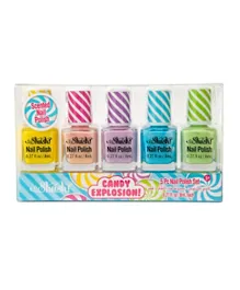 Shush Candy-Explostion Water Nail Polish Set Pack of 5 - 8mL Each