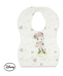 Disney Minnie Mouse Disposable Baby Bibs - Pack of 8