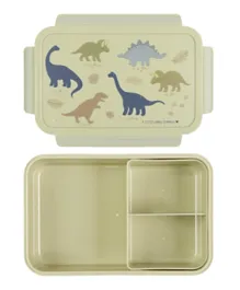 آ ليتل لافلي كومباتي - علبة طعام مع مقسم - ديناصورات