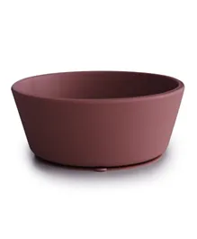 Mushie Silicone Bowl - Woodchuck