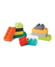 Infantino Super Soft 1st Building Blocks Activity Toy From -Multicolor