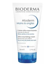 Bioderma Atoderm Hands & Nails Ultra Repair Cream - 50mL