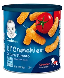 Gerber Lil Crunchies Garden Tomato - 42g