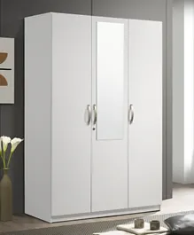 HomeBox Kulltorp Plus 3 Door Wardrobe With Mirror