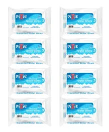 Pixie Water Wipes Pack of 8 - 36 Each