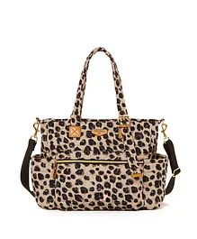 TWELVElittle New Companion Tote Diaper Bag - Leopard