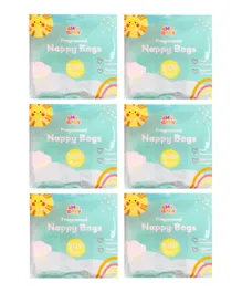 4 My Baby Nappy Sacks with Tie Handles Pack Of 6 - 1500 Pieces