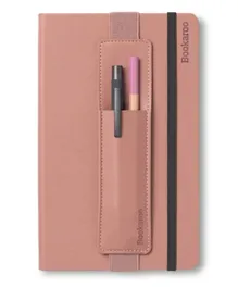 IF Bookaroo Pen Pouch - Stationery Organizer, PU Material, Suitable for 5 Years+, Size 8.89x0.51x20.32cm - Blush Pink