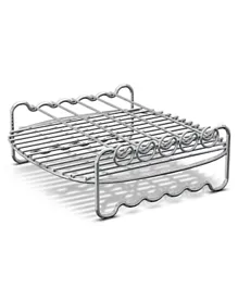 Philips Double Layer Airfryer Rack with Skewers - Silver