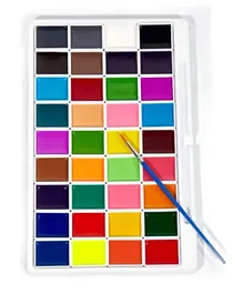 The Best Crafts Watercolour Paint Set 36 Semi Moist Paint Set With Brush