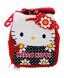 Hello Kitty Zip Closure Lunch Bag Insulated - Red