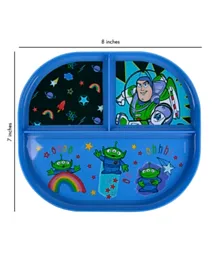 The First Years Pixar Toy Story Reversible Section Plate - Multicolour