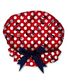 Poplar Linens Minnie Mouse Shower Caps - Red