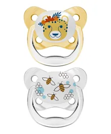Dr. Brown's PreVent Butterfly Shield 2 Orthodontic Soothers - Tiger/Bees