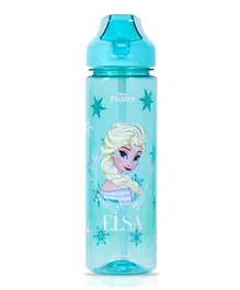 Eazy Kids Disney Frozen Princess Elsa 2 In 1 Tritan Water Bottle Baby Green - 650mL