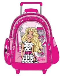 Barbie Trolley Bag For Girls - Pink