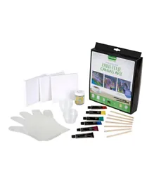 Crayola Signature Paint Pour Mini Canvas Craft Kit