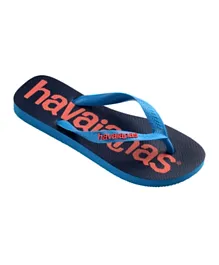 Havaianas Top Logomania Flip Flops - Navy Blue