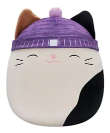 Squishmallows Large Plush Cam Calico Cat With Beanie Soft Toy - 40.64 cm