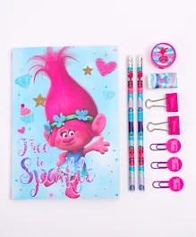 Universal Trolls Free To Sparkle Stationery Set - 10 Pieces