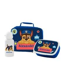 Essmak Paw Patrol Chase Personalized Lunch Pack Blue - Pack of 3