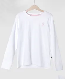 Beverly Hills Polo Club Logo T-shirt - White