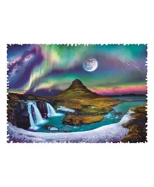 TREFL Crazy Shapes Aurora Over Iceland Puzzle Set - 600 Pieces