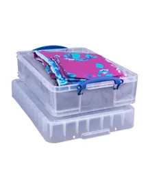 Really Useful Box  Plastic Box Clear - 24.5 Liter